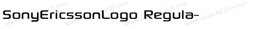 SonyEricssonLogo Regula字体转换